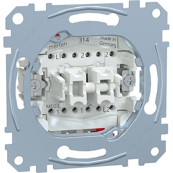 Merten Doppeltaster-Einsatz 2W 1-pol.10A 250V AC MEG3159-0000